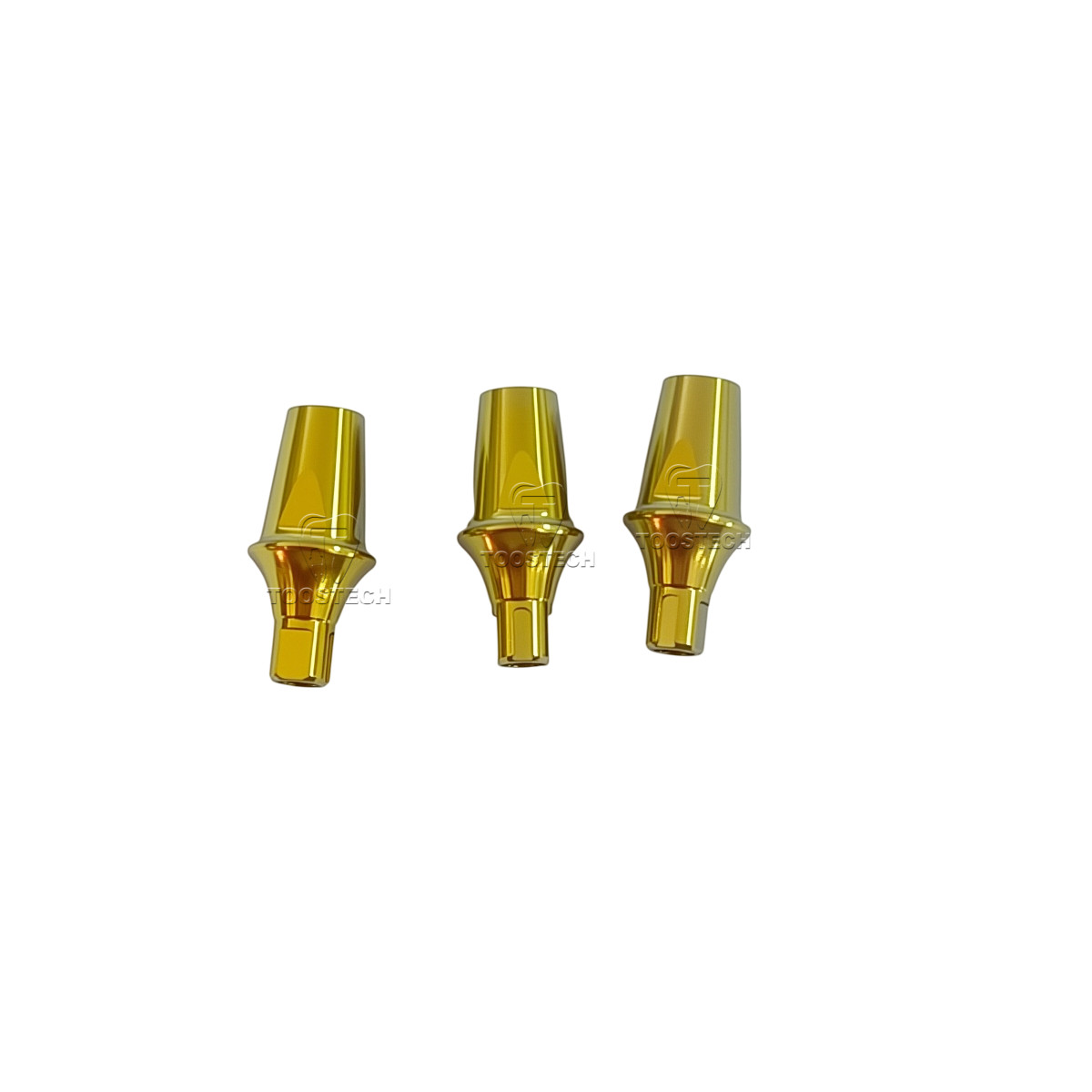 10pcs Titanium straight abutment fits to ITI Straumann Platform NC D5.0 GH1-3mm