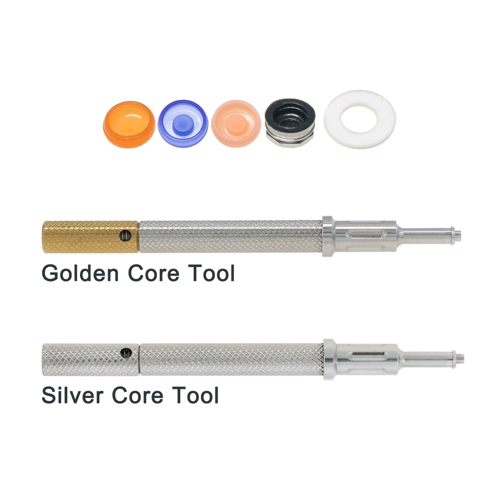 US 3-in-1 Locator Tool with 5Pcs Overdenture Retention Caps Set