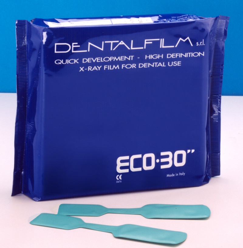 Dental Film Eco-30 Self Developing X-ray Film with a Monobath Solution 50pcs.
