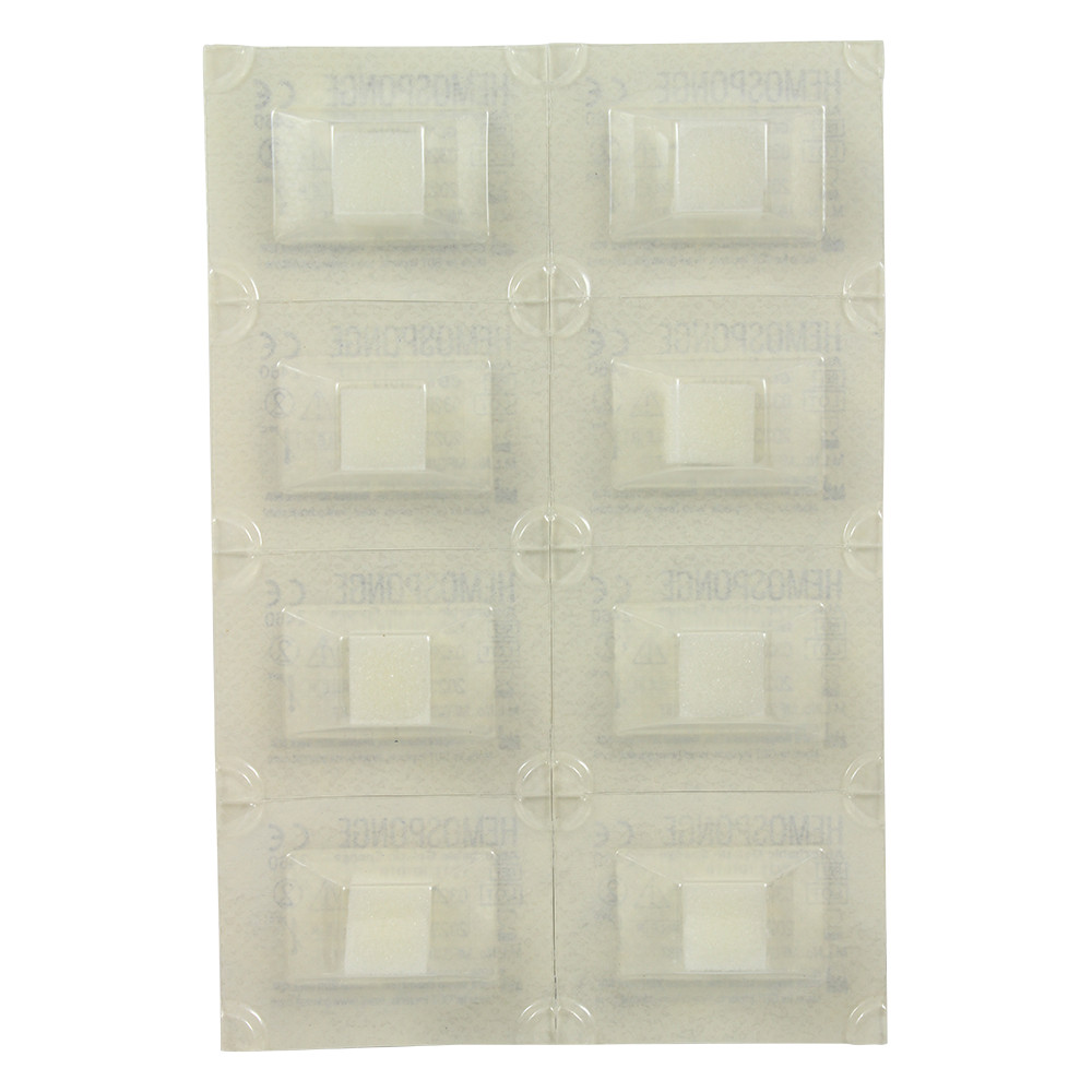 2x Dental Hemostatic Gelatine Sponge Gelfoam Hypoallergenic Cubes, 2x32pcs