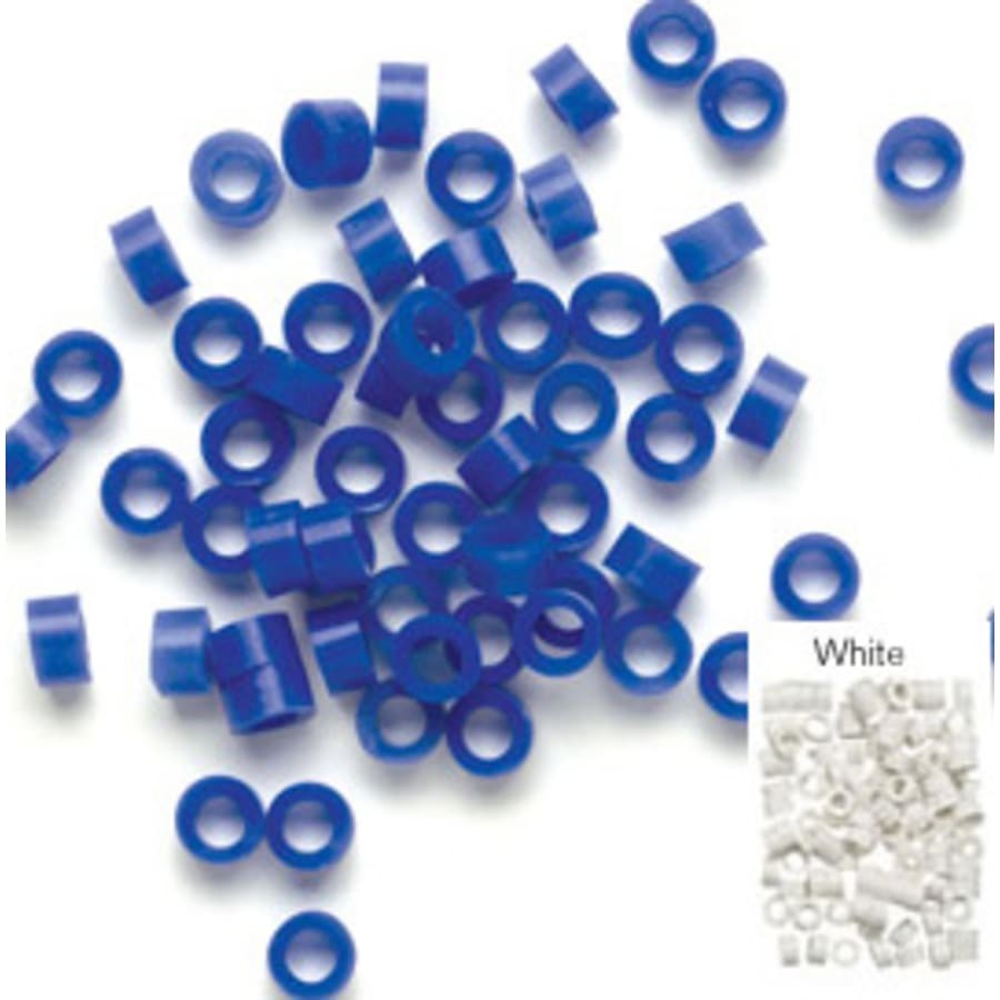 1/8″ White Silicone Instrument Ring Universal Fit Sterilizable Pk 50