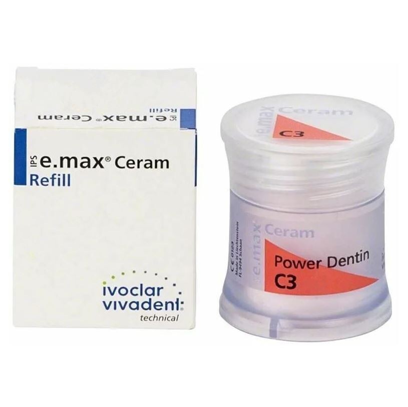 *1-Piece* Ivoclar Vivadent IPS e.max Ceram C3/TI 1 Dentin 20g Refill 596969