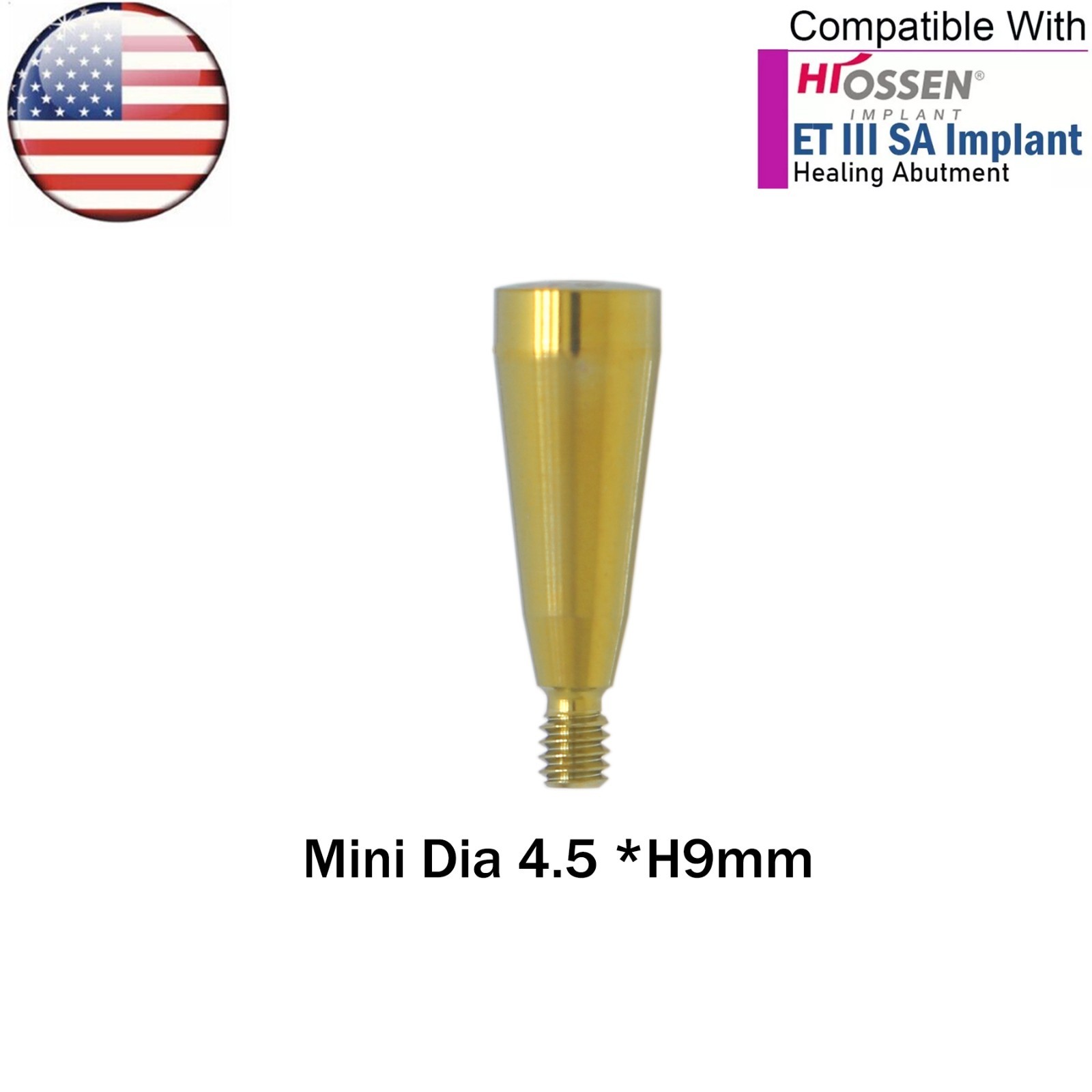 US OSS Dental Mini Healing Abutment Cover Screw Fits Osstem Hiossen Platform
