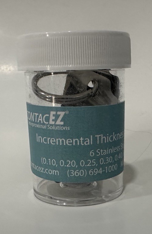Orthodontic ContacEZ Incremental Thickness Gauge Interproximal Reduction IPR