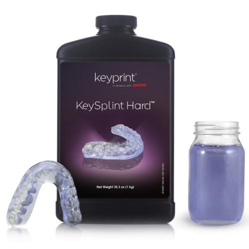 KeyPrint KeySplint Hard 1KG for Rigid Dental Splints and Night Guards 4220004