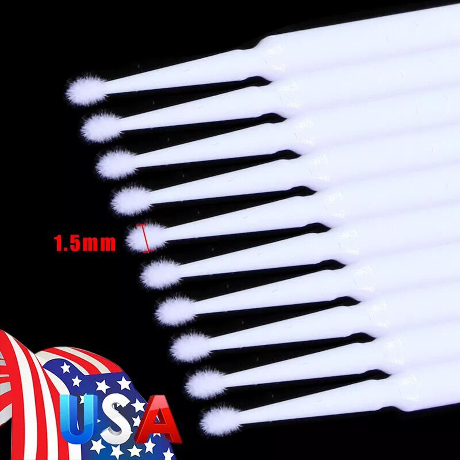 400Pcs Dental Microbrush Disposable Applicators Tips Micro Brush Cleaning Fine