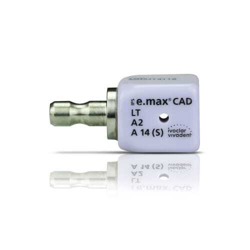 IPS e.max CAD for CEREC/InLab LT Block, Shade A2, Size A14 (S), 5/Pk