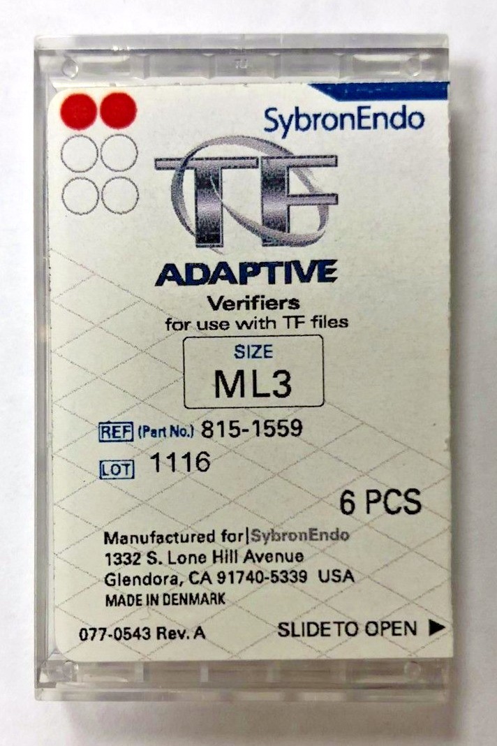 TF ADAPTIVE SIZE VERIFIER M/L ML3 RED 6/PK KR 815-1559