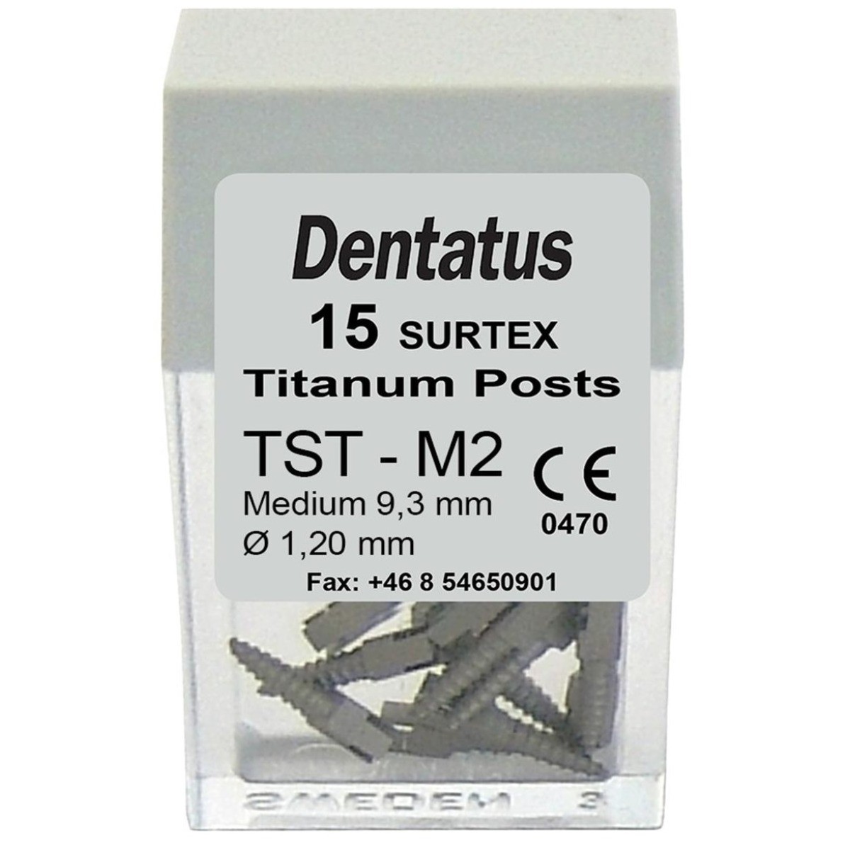 Dentatus TST-M2 Surtex Classic Titanium Medium 2 M2 1.20 mm 12/Bx