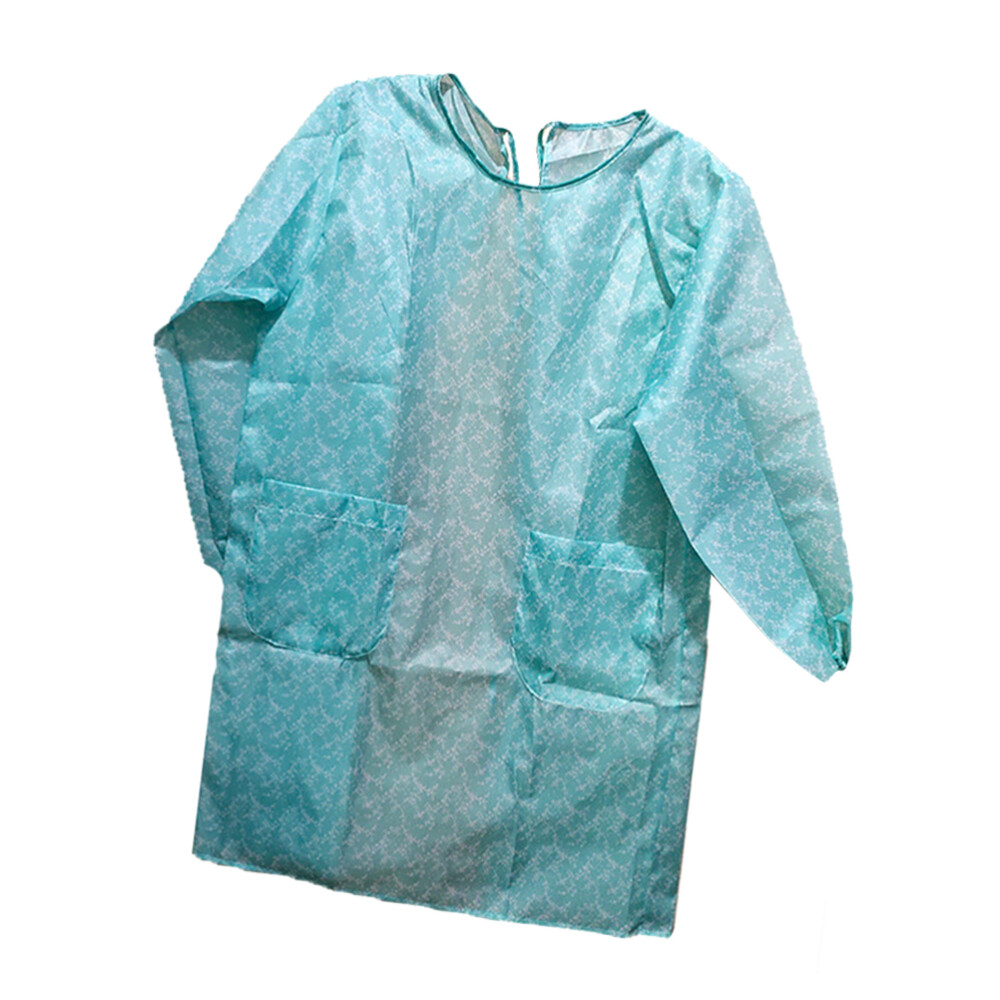 Painter Apron Dress Smock Household Waterproof Housework Clothes with Sleeves