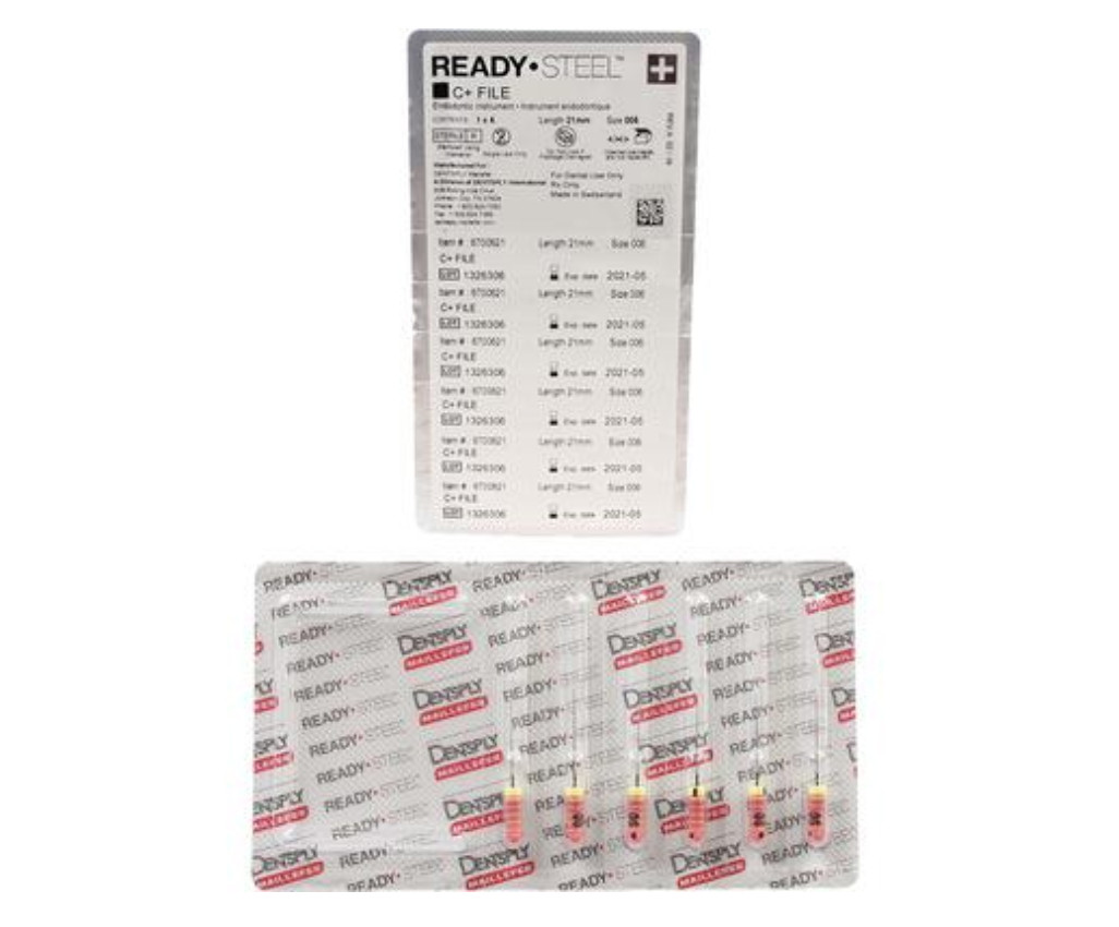 ReadySteel C+ File 25mm #06 6/Box. Stainless Steel Dentsply