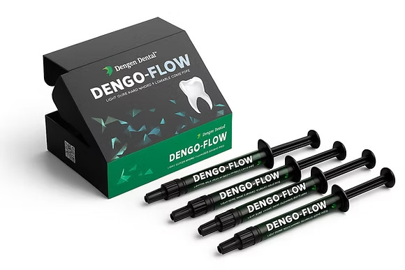 Dental DENGO FLOW Light Cure Nano Hybrid Flowable Restorative Composite 4 x 2gm