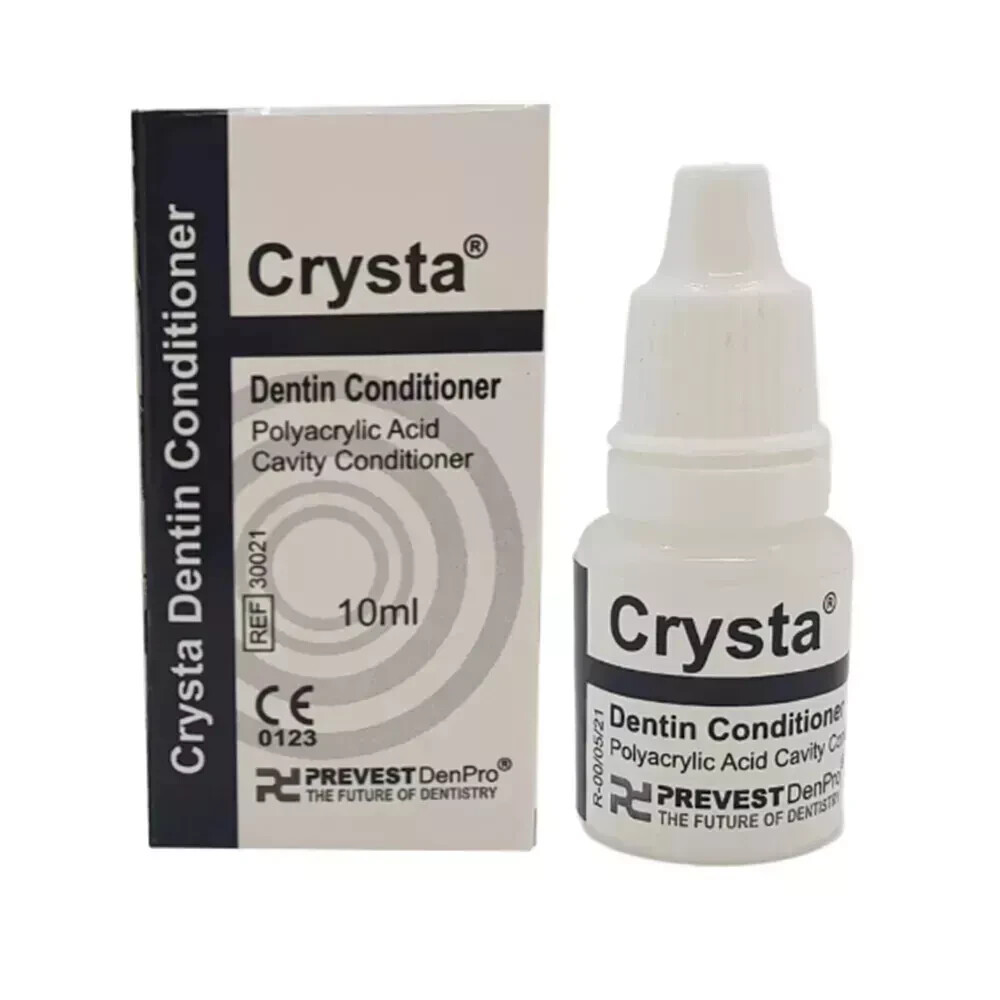 Dental CRYSTA Dentin Conditioner 10ml Pack Polyacrylic Acid Cavity Conditioner