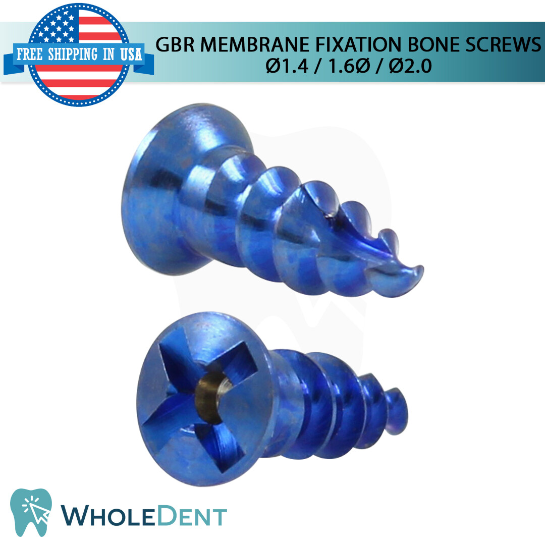 GBR Self Tapping Titanium Membrane Fixation Bon Screw Dental Im plant Sur gery