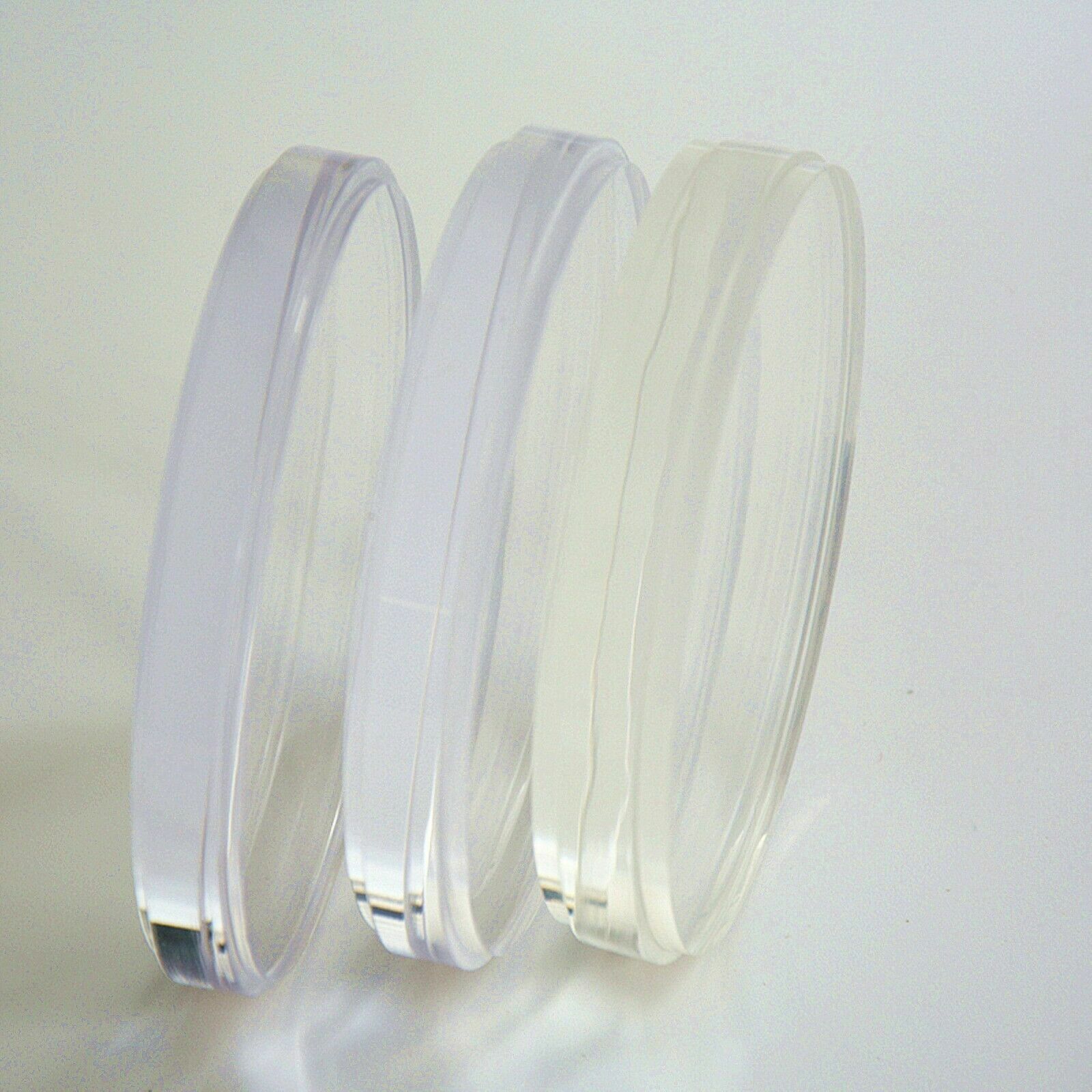 5Pcs Dental LAB PMMA Clear Blocks Disk Fit Wieland System Dental Lab 98*25mm