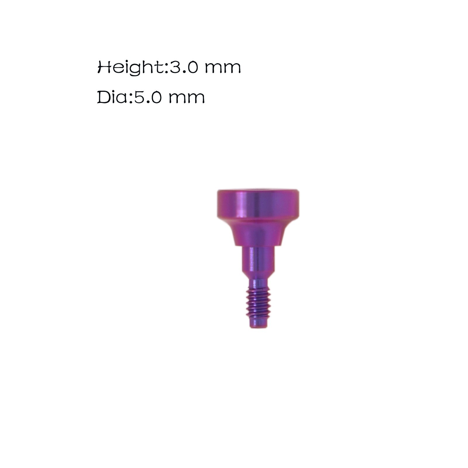 Nobel Healing Cap Abutment Dental NP Fits Nobel Active Φ3.6/5.0mm AH 3/5/7mm