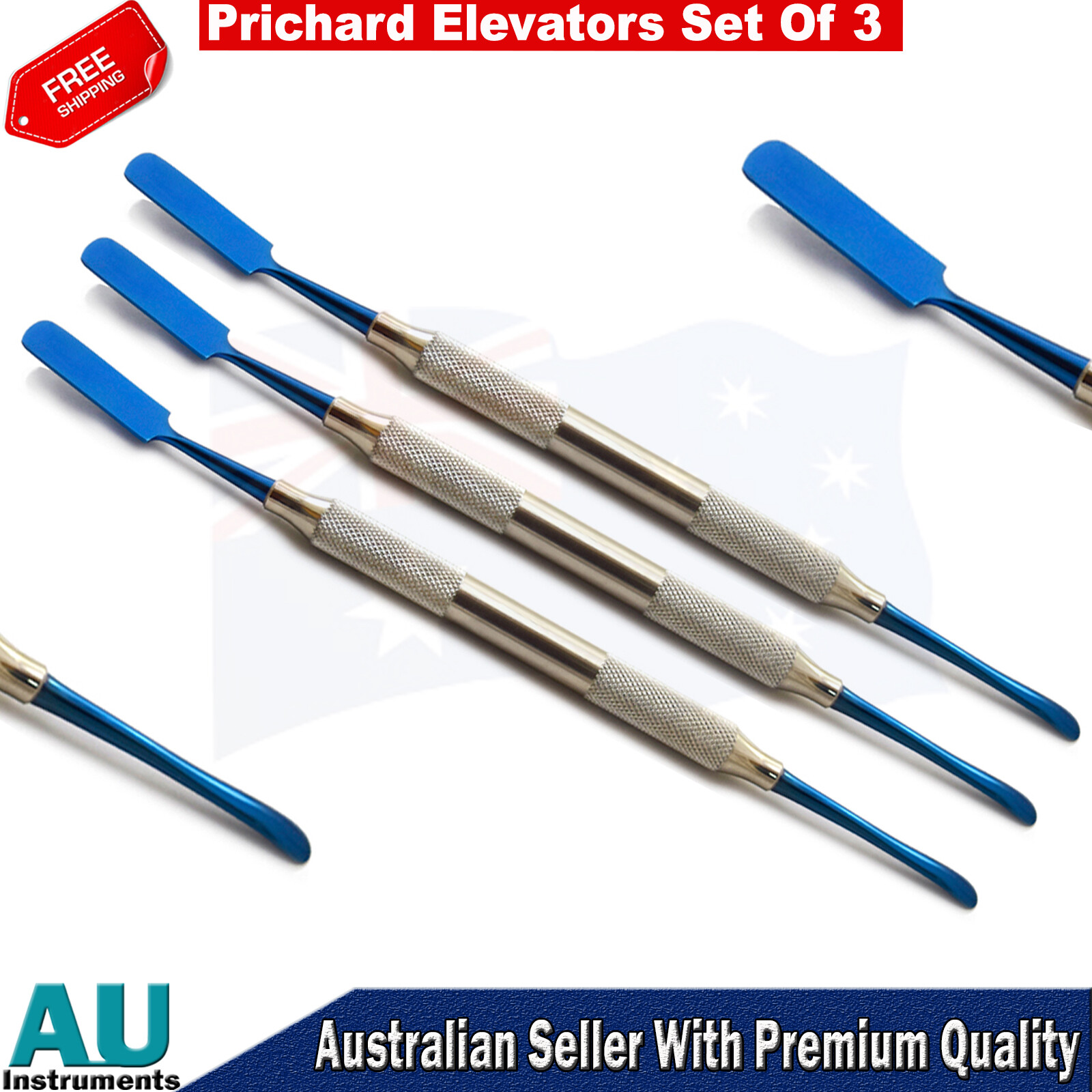 Surgical Implant Dentist Lab Instruments Sinus Lift Hollow Handle Blue Tips