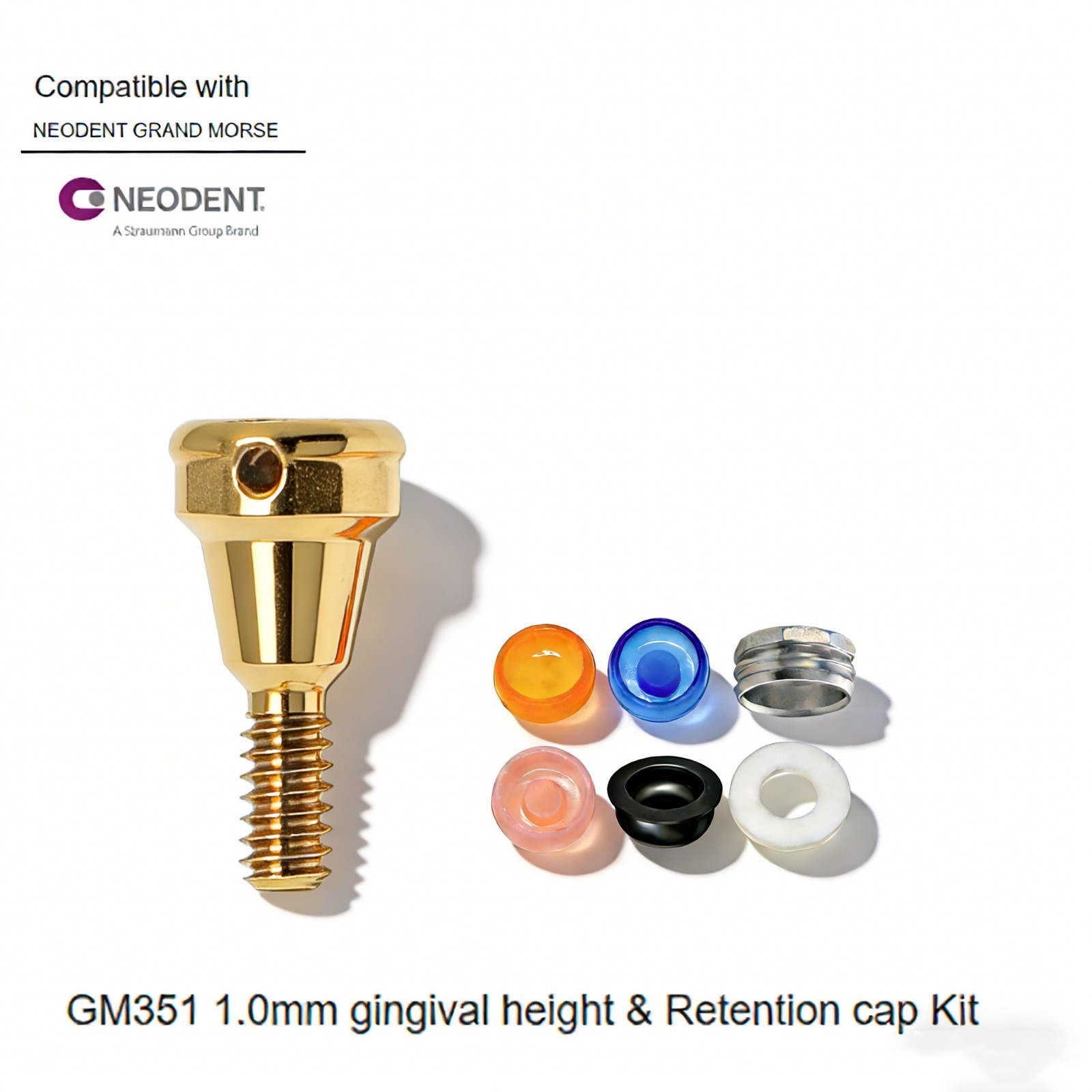 Zest LOCATOR Anchor Abutment Fit Neodent GM All Platform Overdenture Attachment