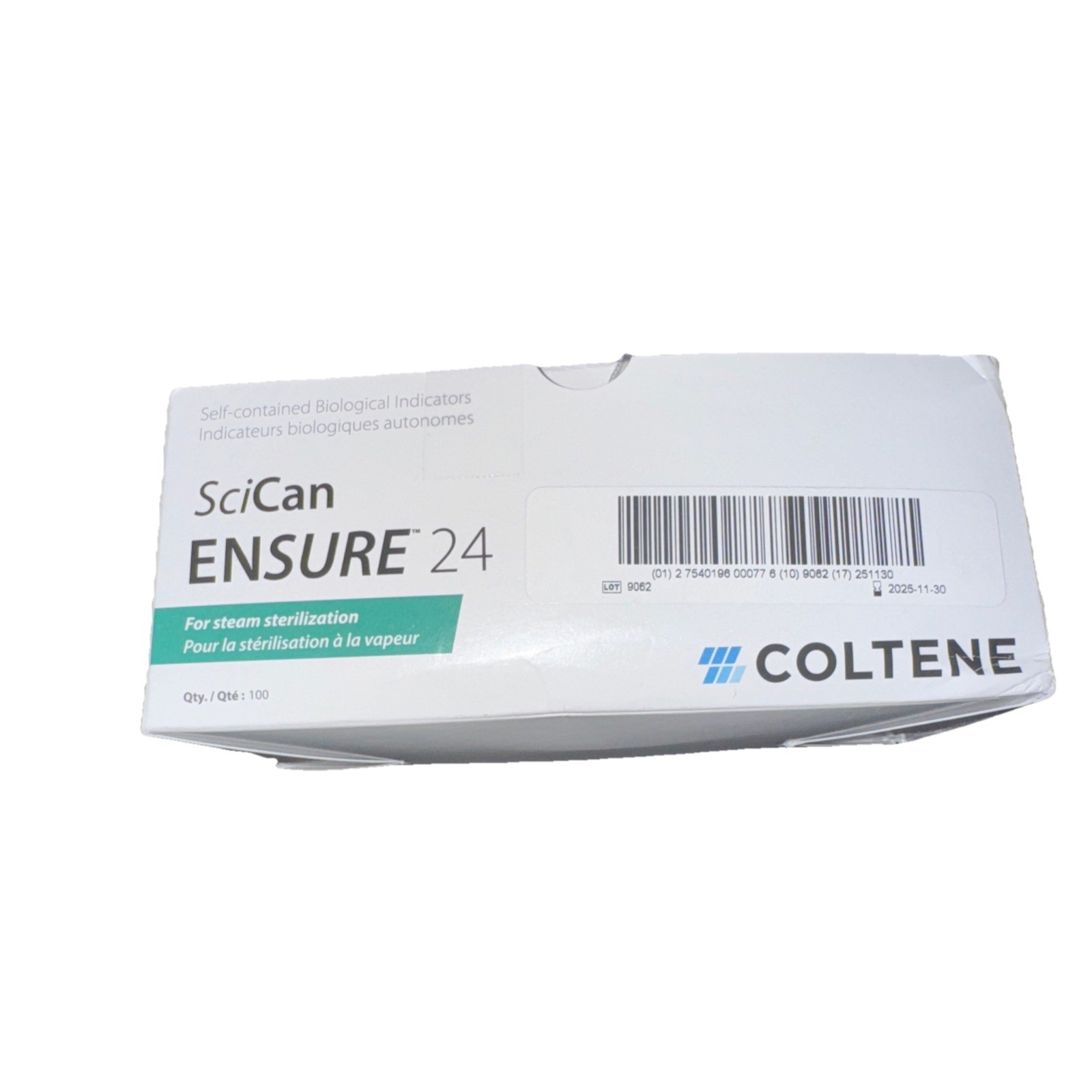SciCan Ensure Biological Indicators 100/Box (Exp 2025-11-30)