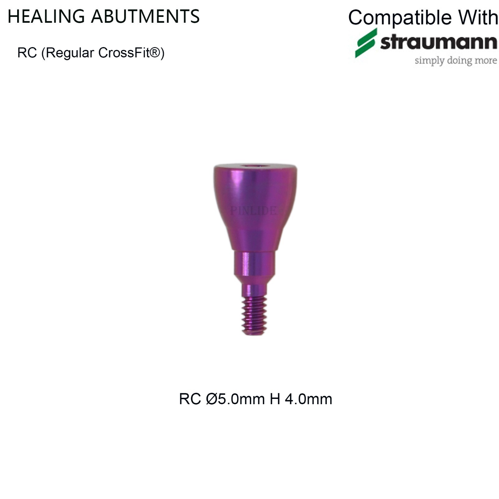 Dental Healing Abutment Caps Screw RC Fits ITI Straumann Ø4.5/5/6.0/6.5