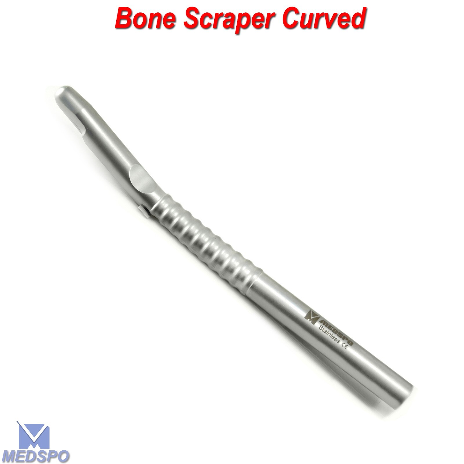Dental Implant Harvestor Bone Scraper Hand Held Straight & Curved With Blade