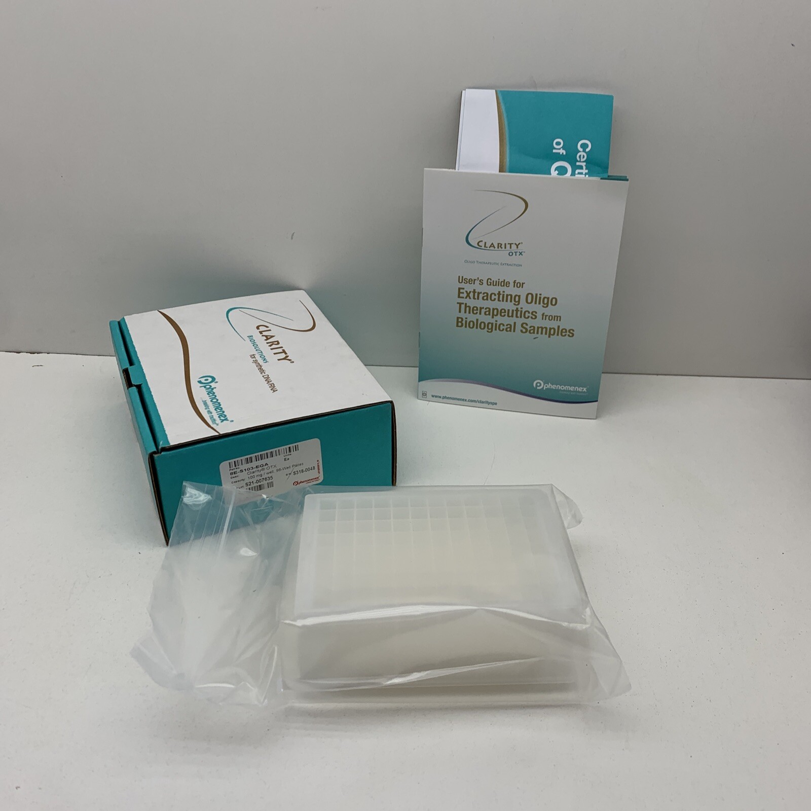 Phenomenex 8E-S103-EGA Clarity OTX Plate 100mg / Well 96-Well