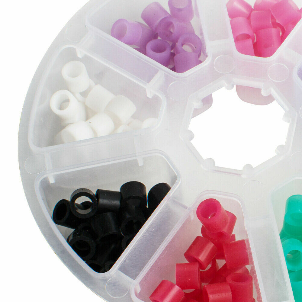 5 Box Dental Hygienist Autoclavable Silicone Rubber 8 Colors Mixed Assorted Ring