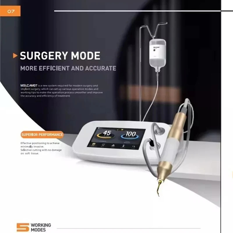Dental Piezosurgery Unit Implant Motor 2 in 1 Bone Cutter Touch Screen