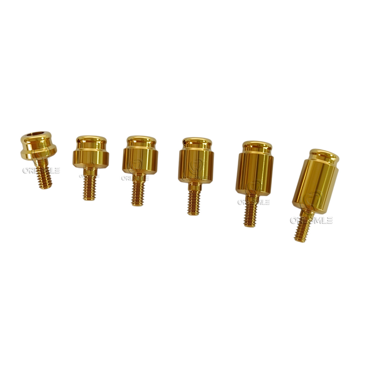 Locator abutment with Standard males caps fit to Zimmer TSV 4.5 GH1-6