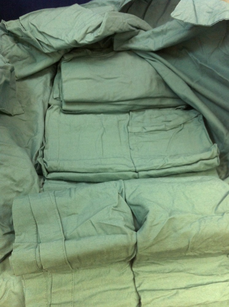 Military Hospital Bed 2 Sheet Set 108″x72″+ 2 32″x32″ Drapes Foil Pack No. 58