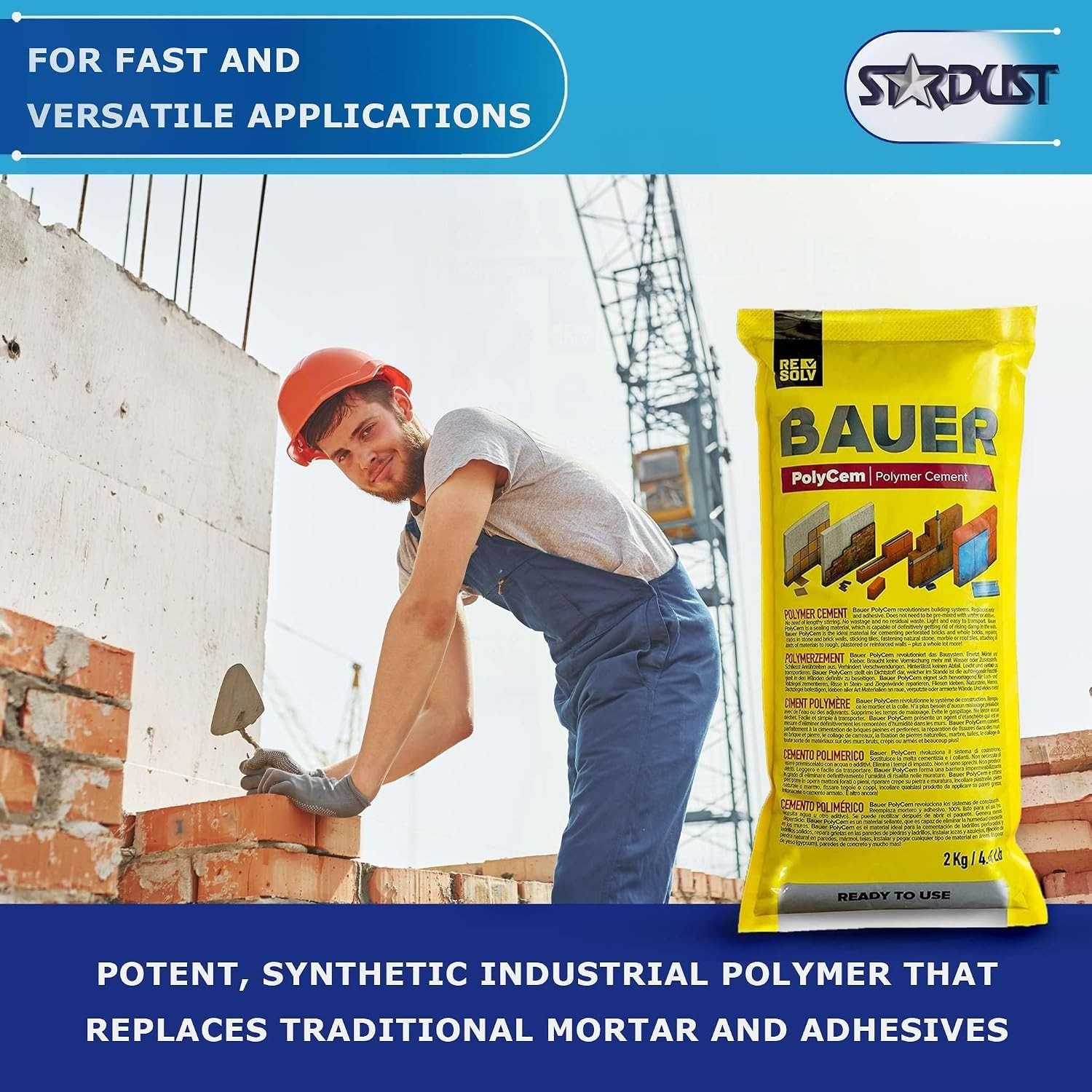 Instant Polymer Cement 2kg – Ready-to-Use for Versatile Repair & Strong Adhesion
