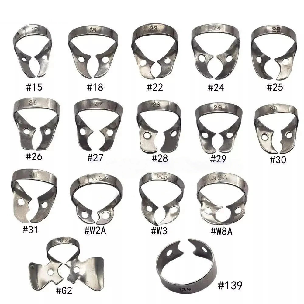Dental Endodontic Rubber Dam Clamps Stainless Instruments Surgical Clamp