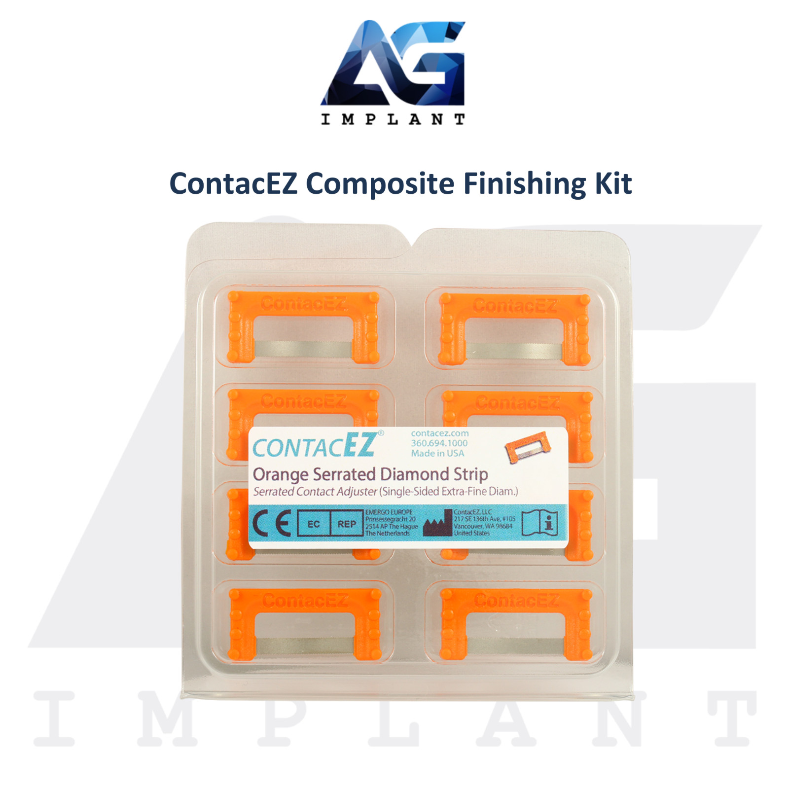 ContacEZ Composite Finishing KIt 24pcs Dental Strip System Stainless Steel