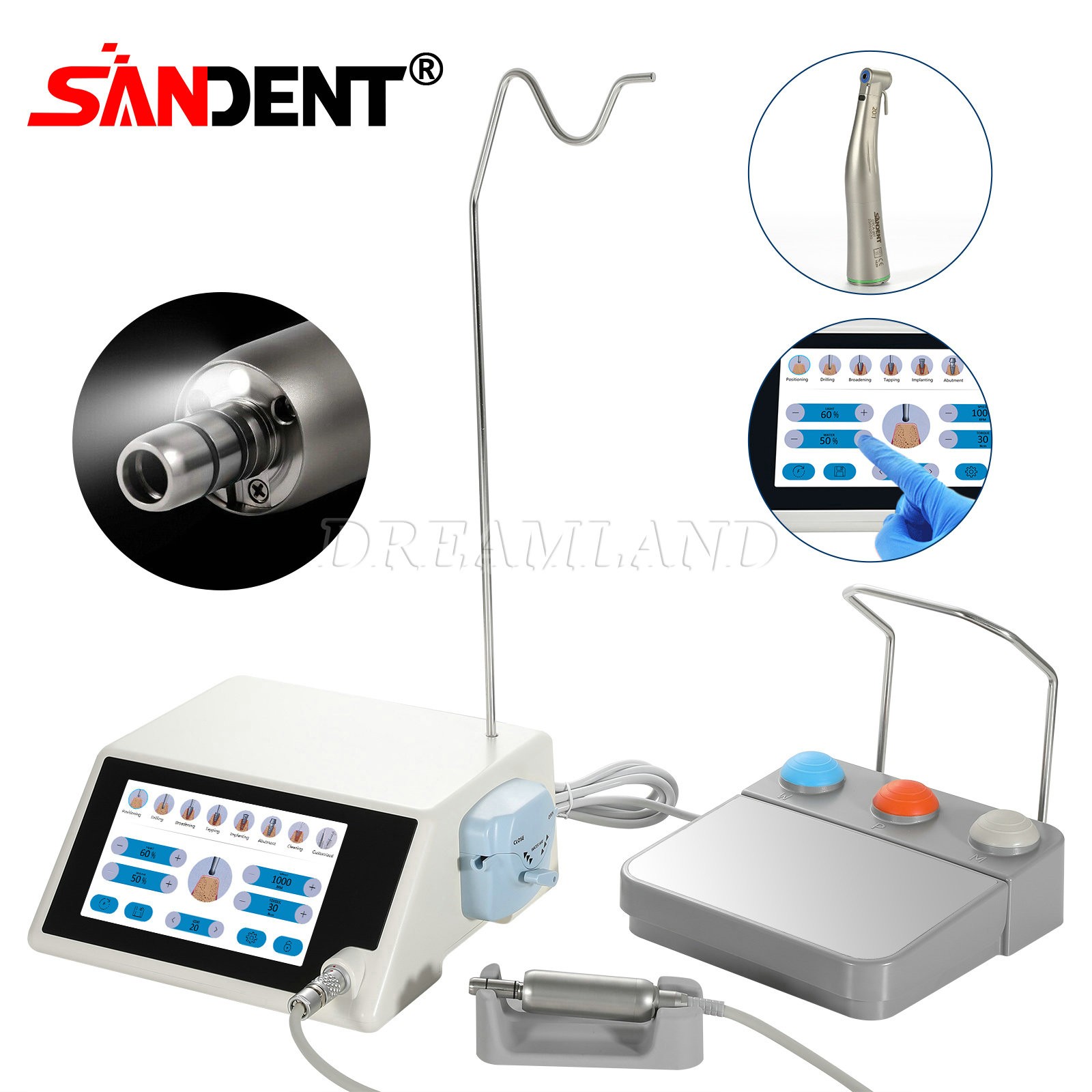 Dental LED Surgical Implant Motor System/Implant Stability Monitor Test