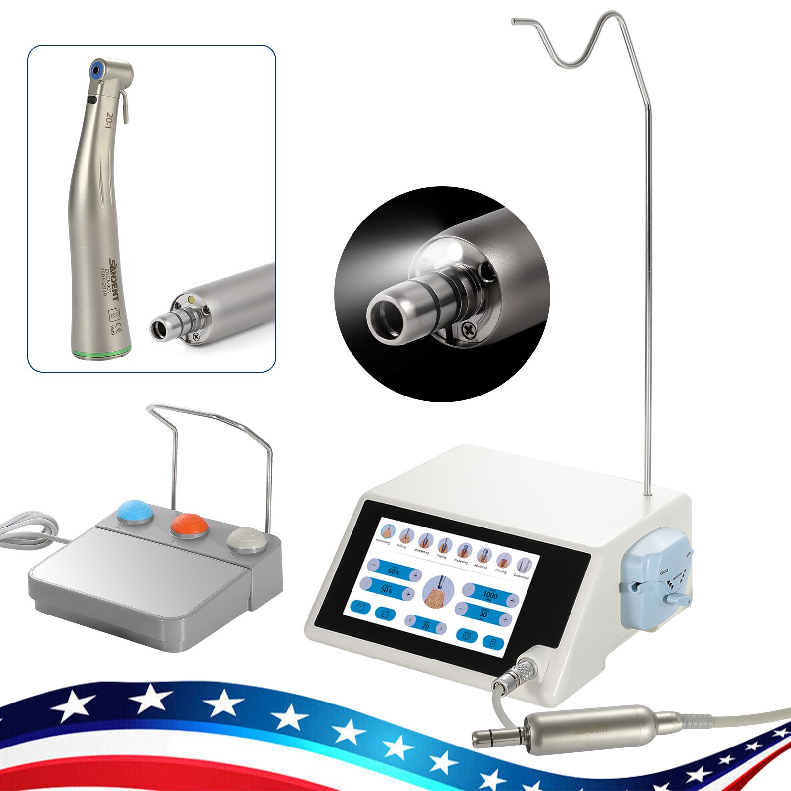 Dental LED Surgical Implant Motor System/Implant Stability Monitor Test