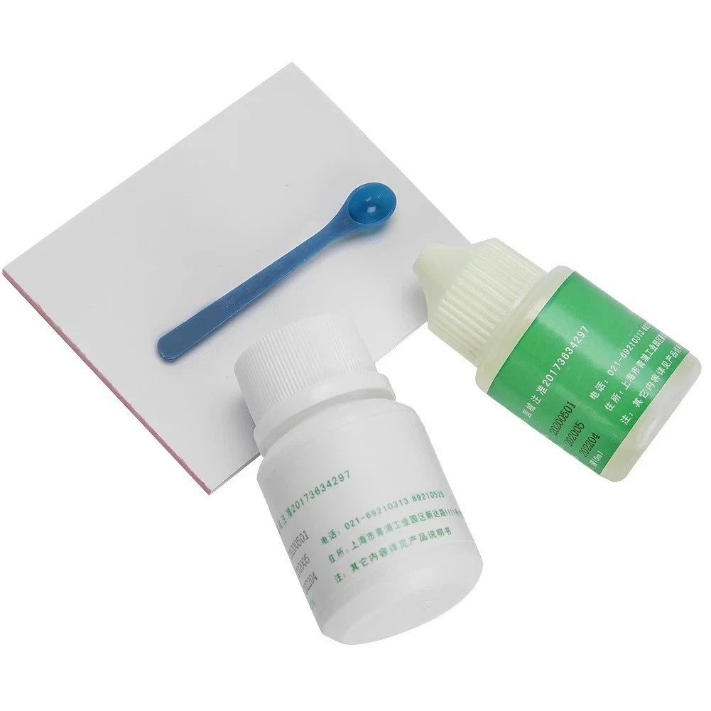 Dental Cement Tooth Repair Cavity Teeth Glue Filling Fixation Powder Liquid Set