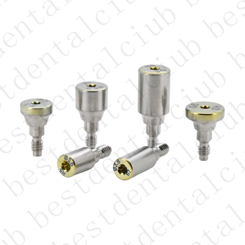 Dental Healing Cap Abutment RP NP Compatible Fit Nobel Active Yellow Purple