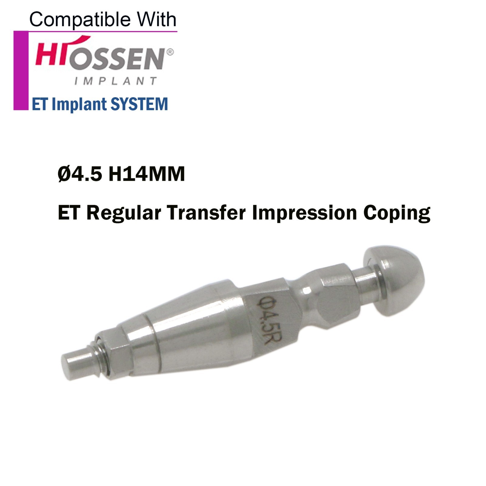 US Implant Impression Coping Closed Tray Transfer Compatible Osstem Hiossen M/R