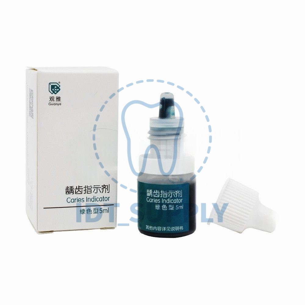 Guanya Caries Detector Green Type 5ml Dental Plaque Diagnostic Indicator