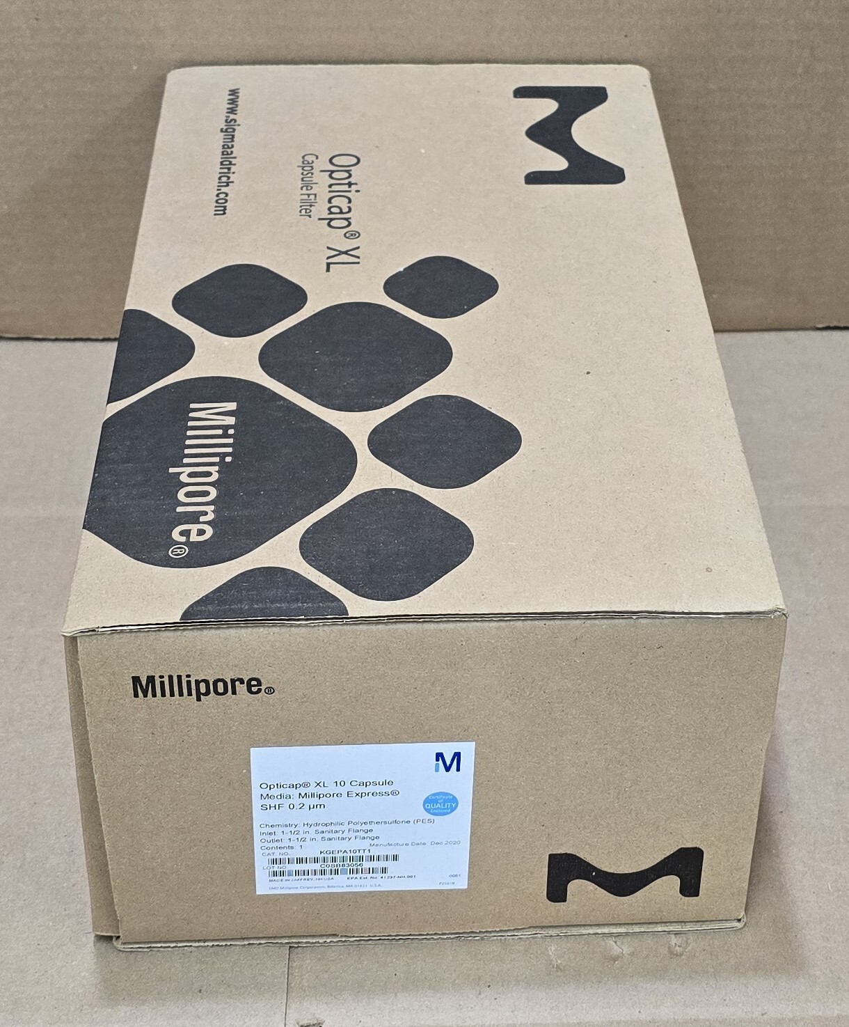 Opticap® XL10 Millipore Express® SHF 0.2 µm 1-1/2 in. KGEPA10TT1