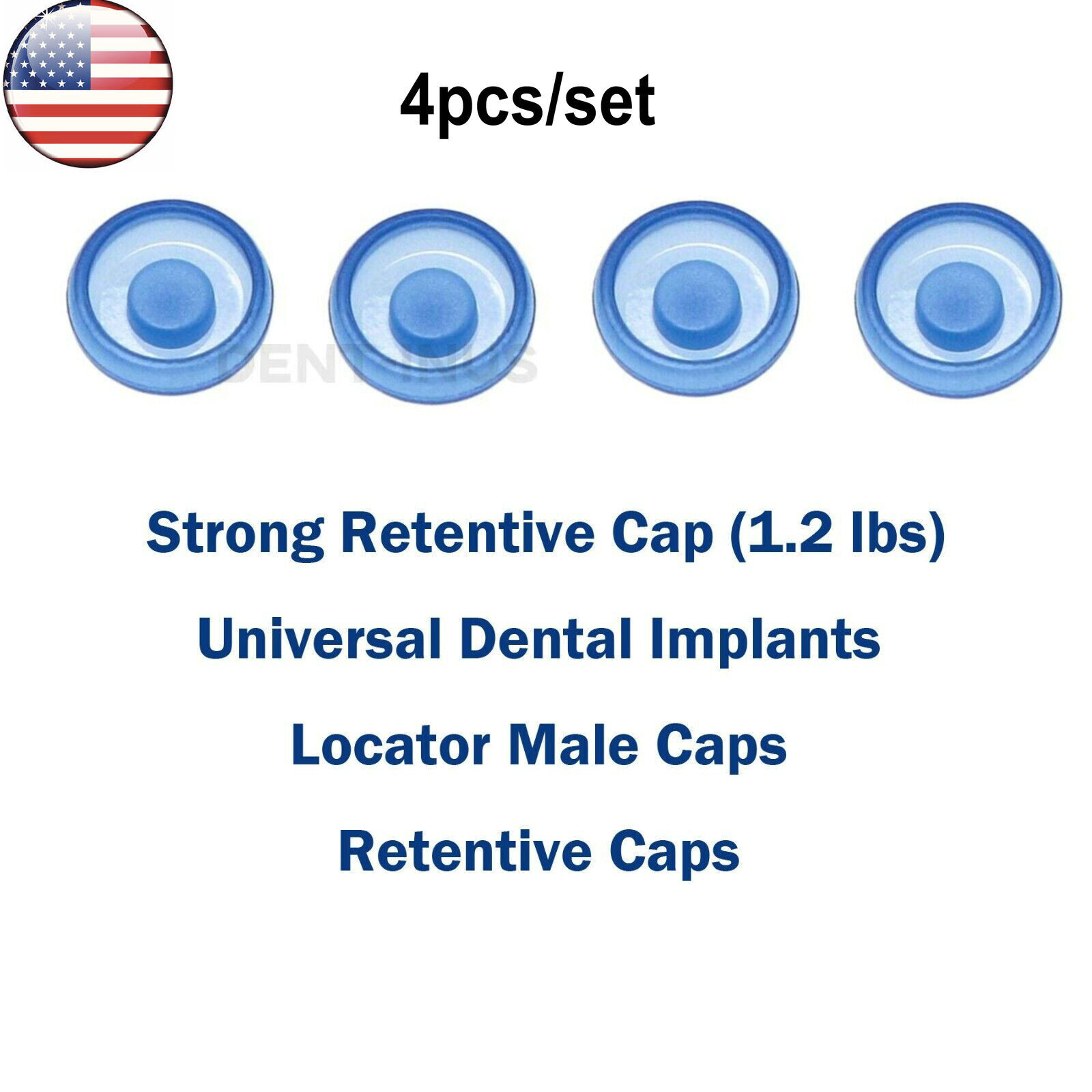 US Implant Retention Locator Caps Set Insertion Extraction Tool Remove Core Tool