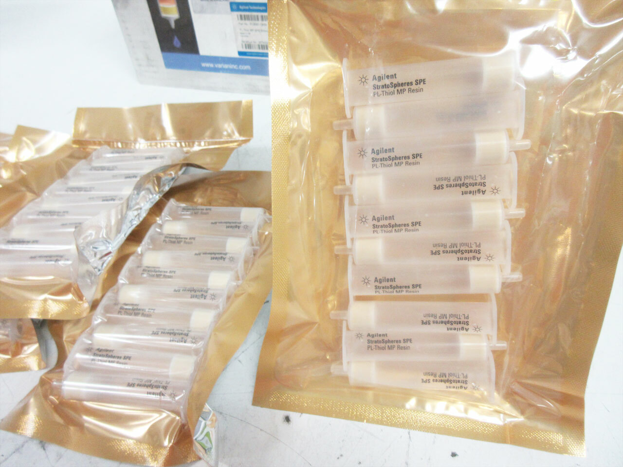 AGILENT PL3582-CM89 PL-THIOL MP SPE, 500 MG, 6 ML TUBE STRATOSPHERES 40 SEALED