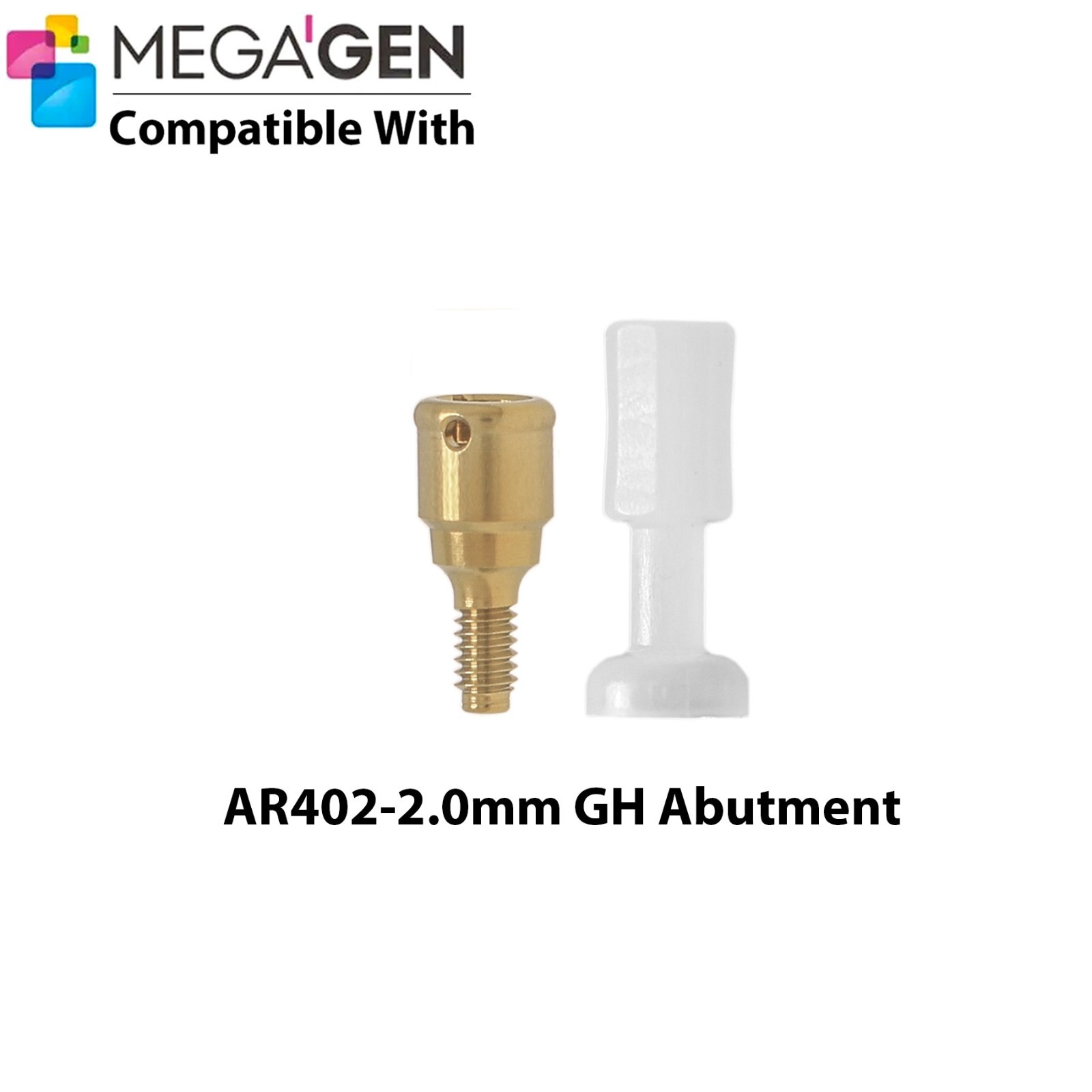 For MegaGen AnyRidge Locator Abutment GH 1-7mm & Overdenture Male Caps Removable