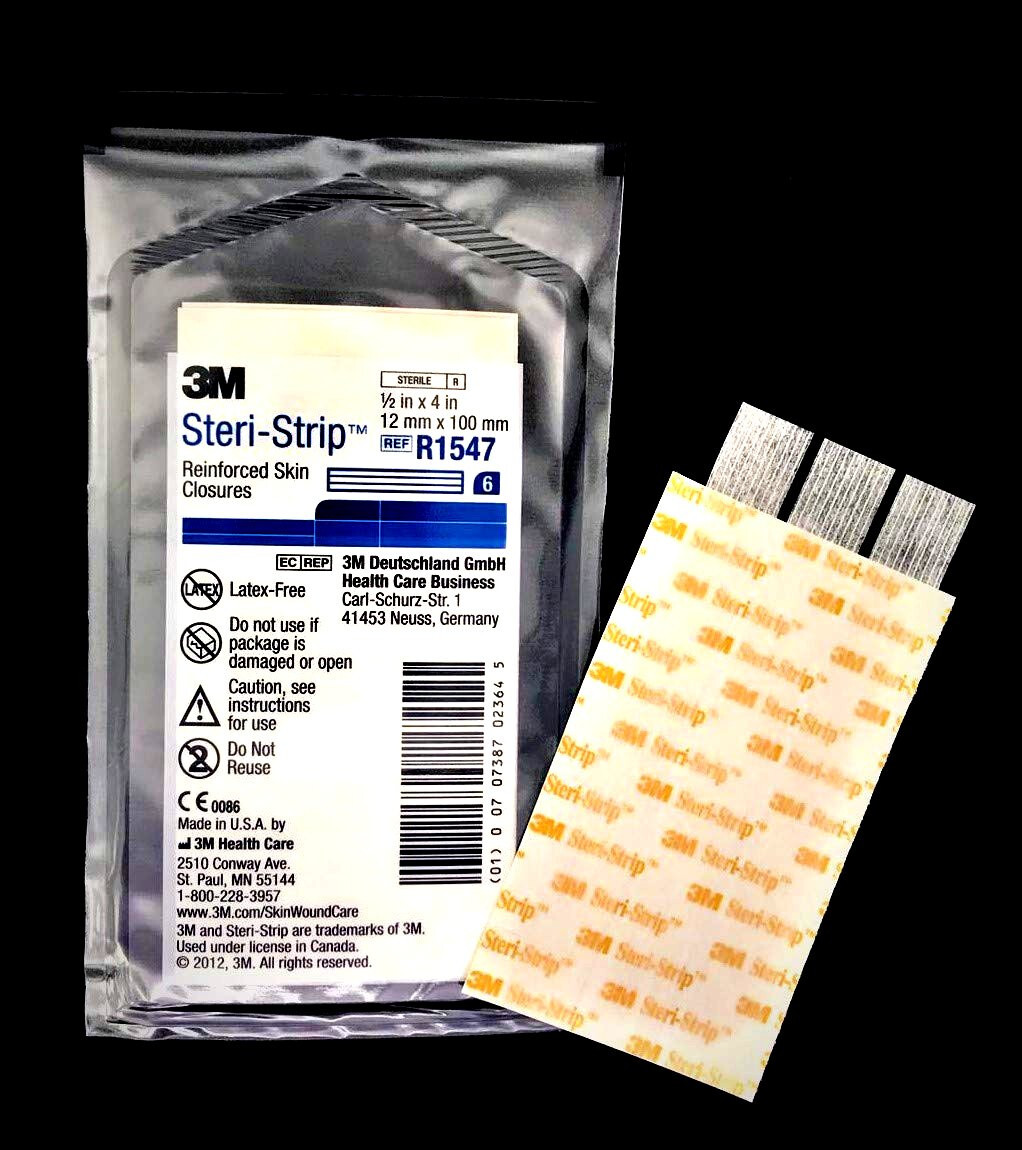 Steri-Strip Reinforced Adhesive Skin Closures – R1547 *LOT of 30 packs*