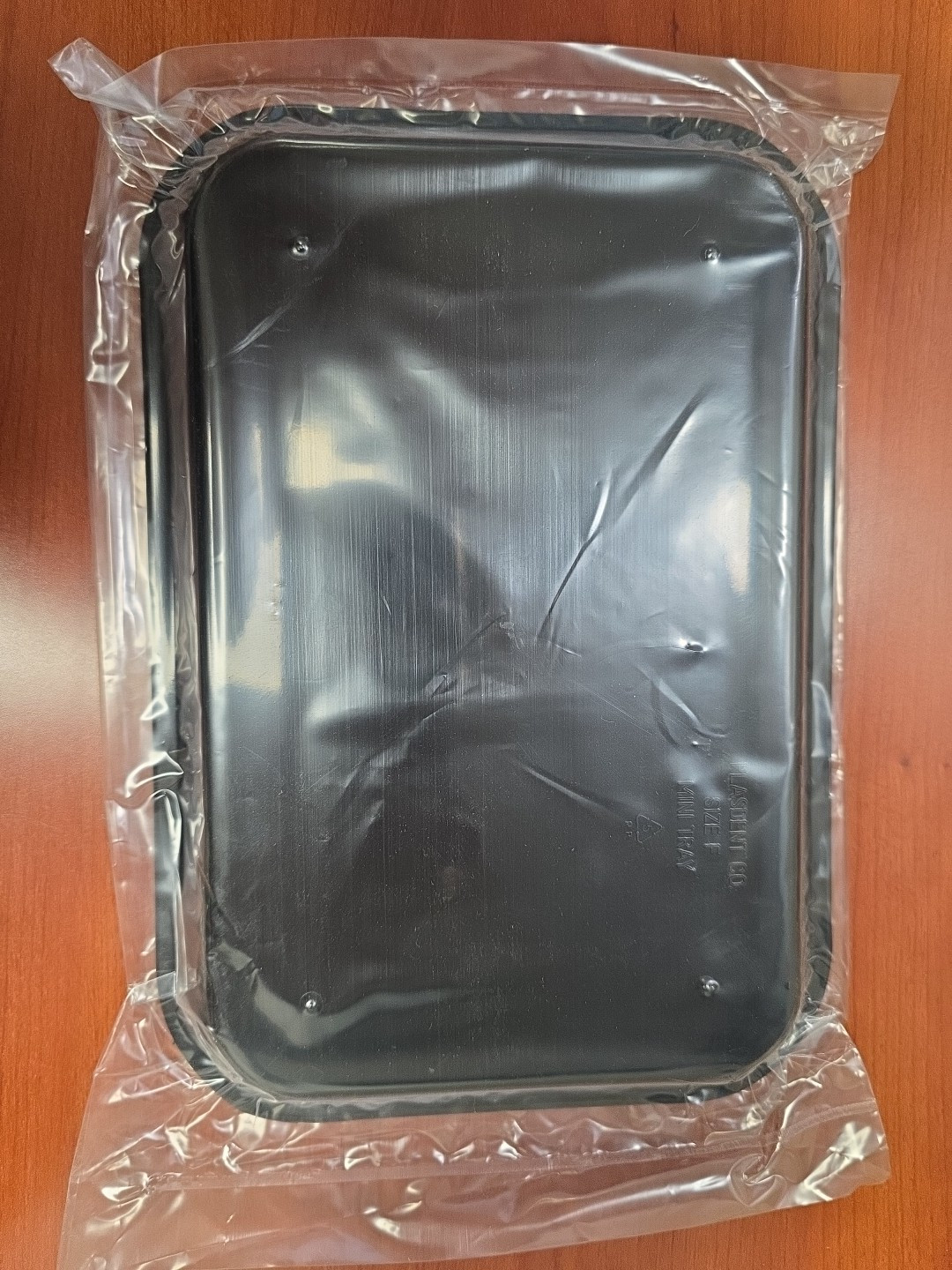 Plasdent Flat Mini Set-Up Tray 9-5/8″ X 6-5/8 X 7/8 Black
