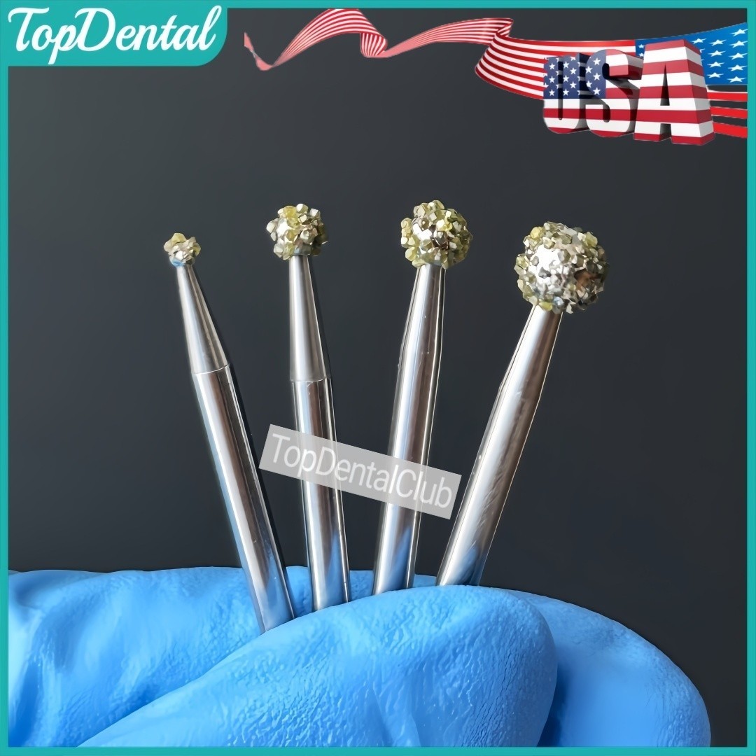 USA Dental Degranulation Burs Kit Bone Debridement Remove Soft Tissue Remnants