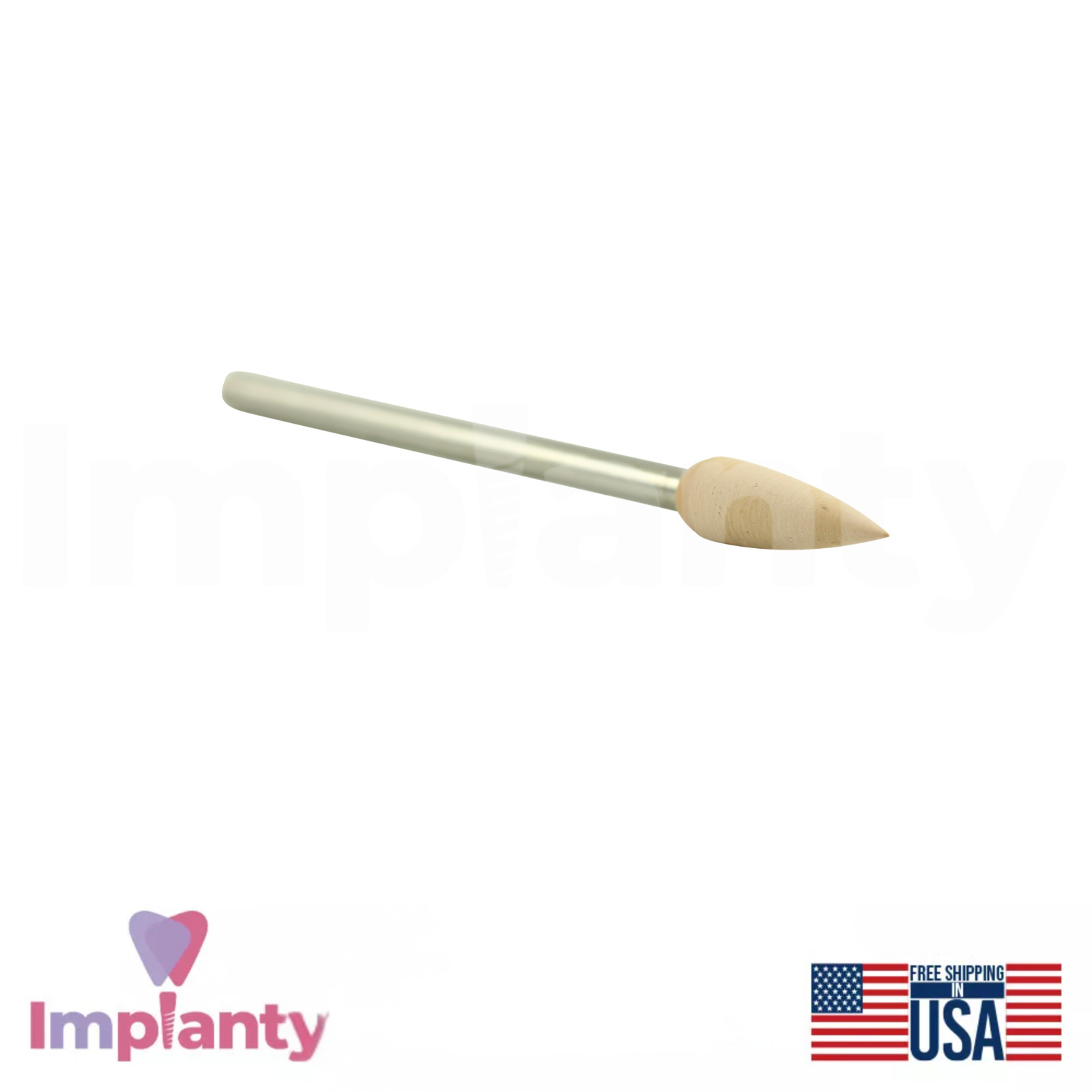 MDT Flame Zirconia Polisher Bur Ø4mmx13mm Fine & Medium Grit Precise Shaping