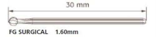 701 [a pack of 10 or 100] Taper Fissure – Cross Cut Operative & Surgical Carb