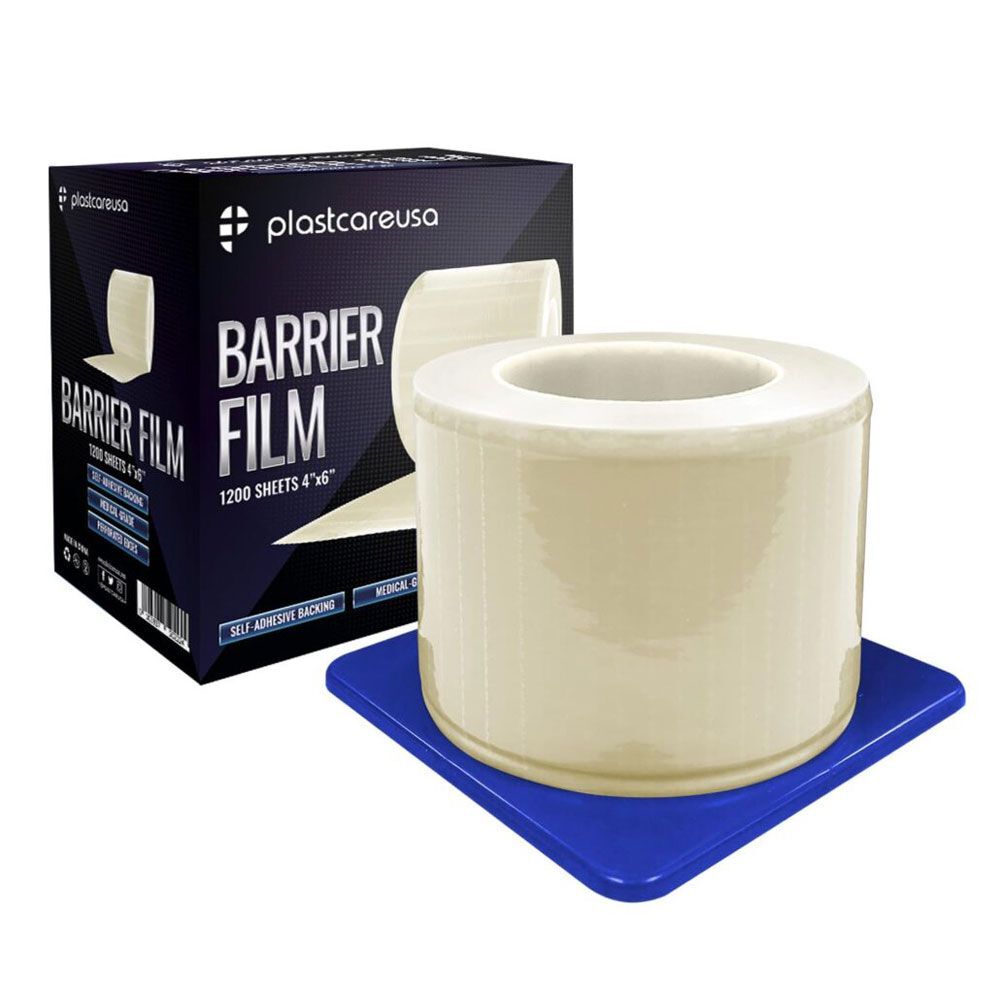PlastcareUSA 4″ x 6″ Barrier Film, Clear, 1200 Sheets/Roll