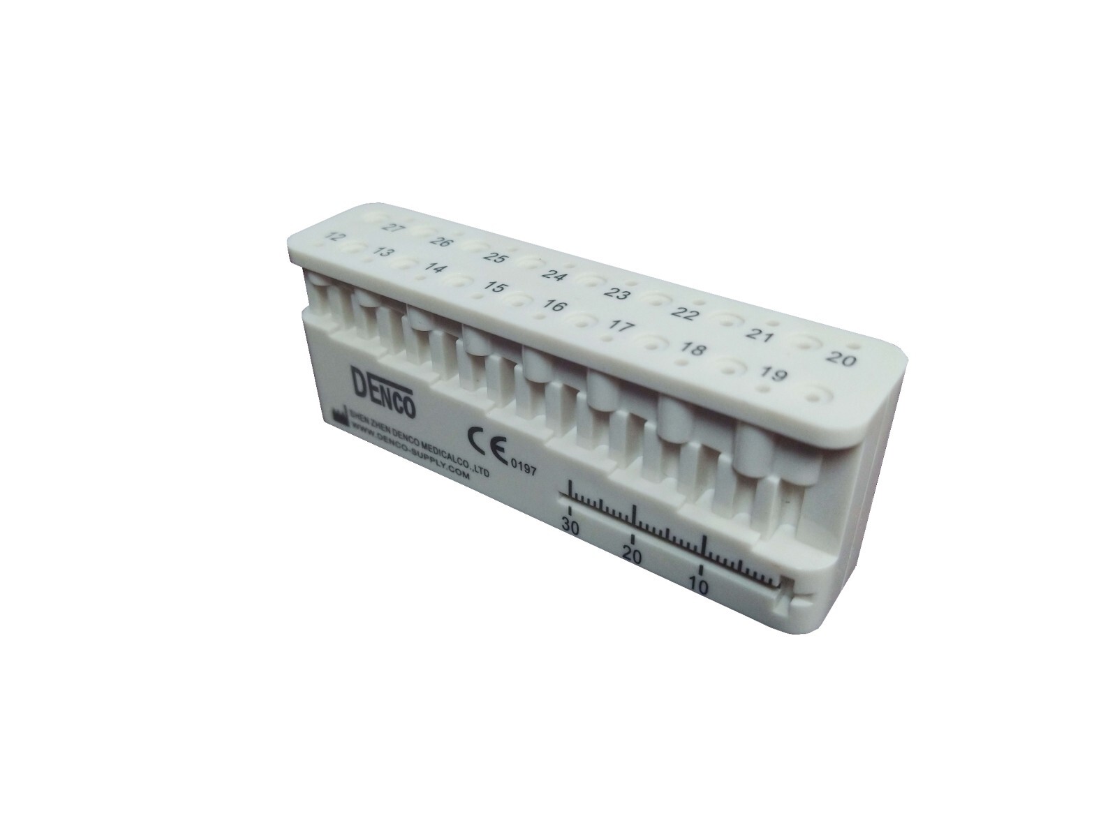 Denco Dental ENDO-BLOCK, Endo Measuring Block Measuring Accessories